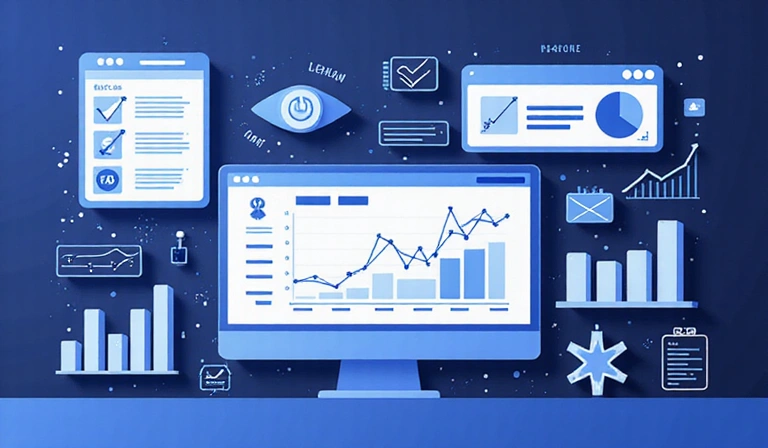 Illustration of data analytics and performance metrics