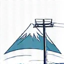 Ski lift icon representing winter resorts