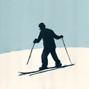 Cross-Country Skiing Icon